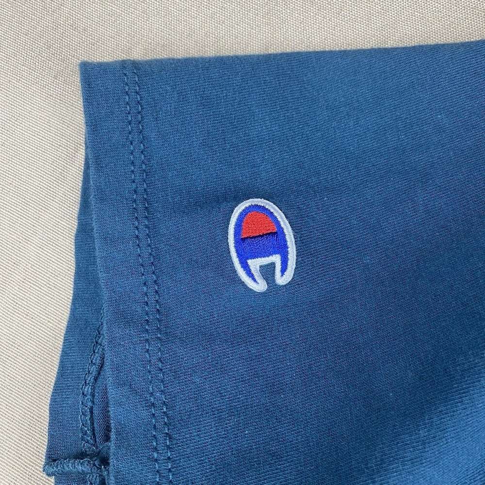 Champion Shirt Mens Medium Blue Authentic Athleticwear Short Sleeve T Shirt - Picture 5 of 7